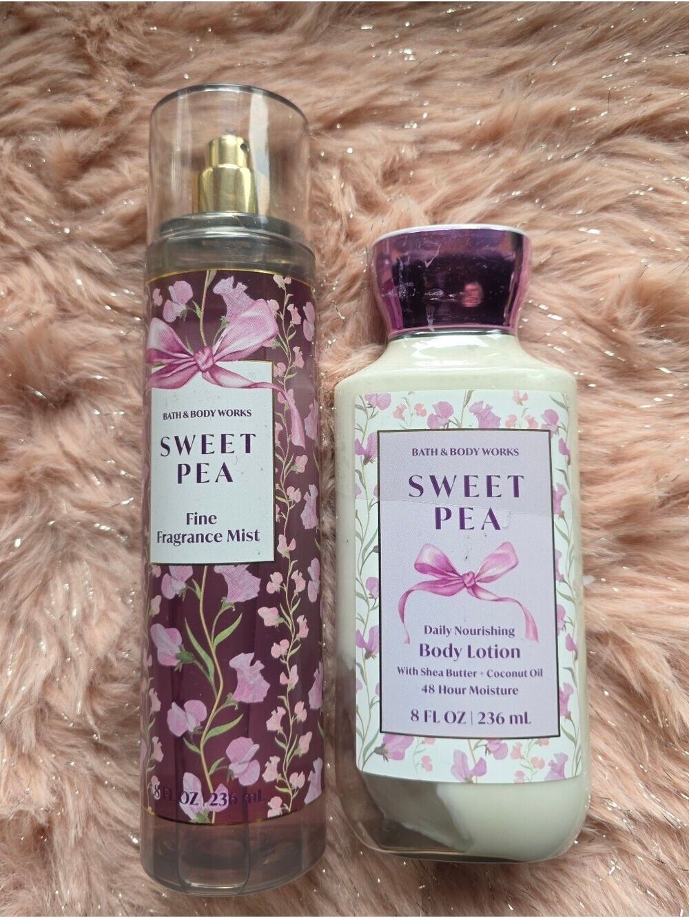 Bath & Body Works Sweet Pea Fine Fragrance Mist & Body Lotion